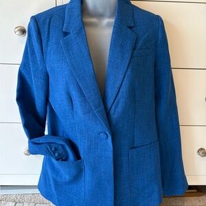 Tahari Classic Blue Blazer